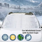 Car Windshield Cover with Suction Cups