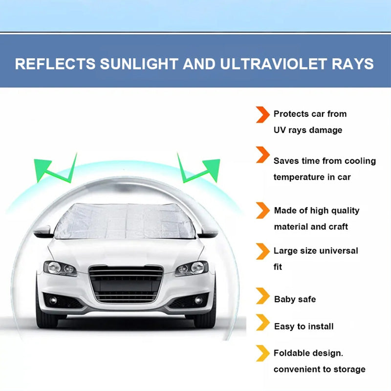 Car Windshield Cover with Suction Cups